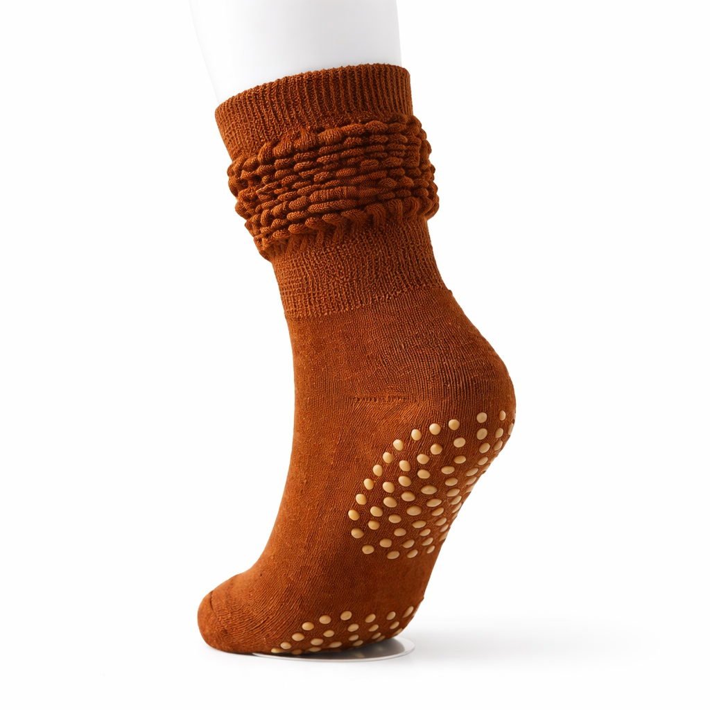 Pilnora™ Essential Long Grip Socks – Pilates & Yoga