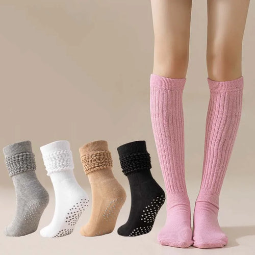Pilnora™ Essential Long Grip Socks – Pilates & Yoga