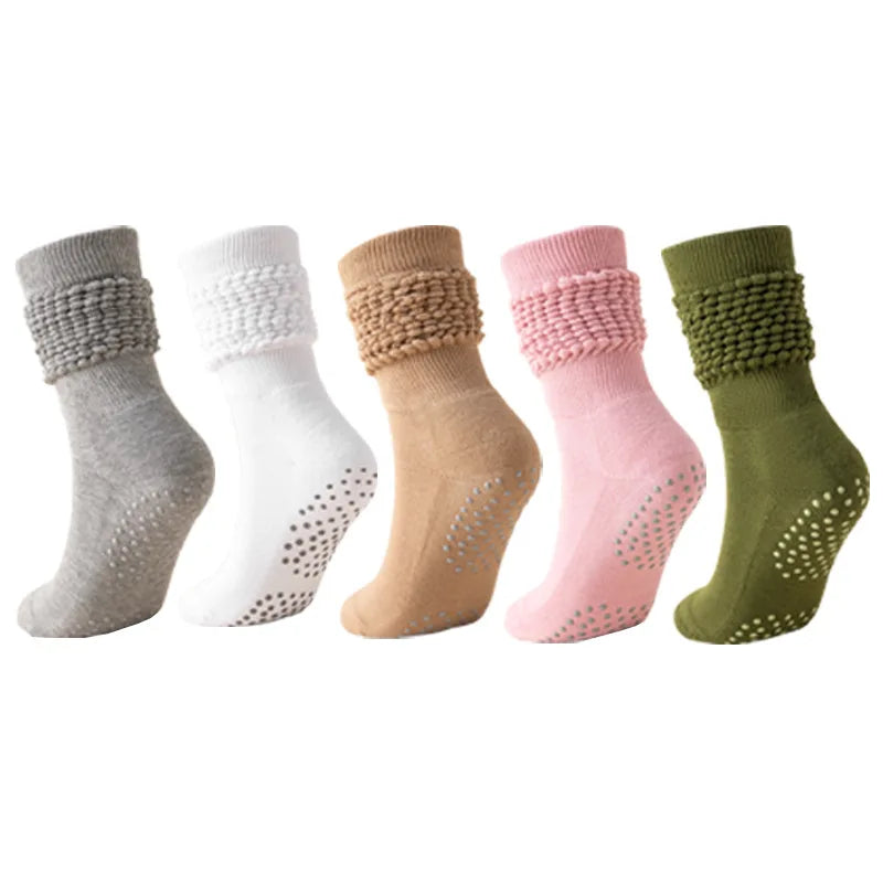 Pilnora™ Essential Long Grip Socks – Pilates & Yoga
